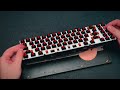 The W70 | Car tail light dream keyboard | Prototype details