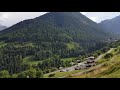 Alpes suíços vista linda Grimentz Suíça chalés