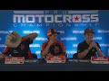 Post Race Press Conference 450 | RedBud National 2024