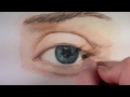 Draw a Realistic Eye with Colored Pencils