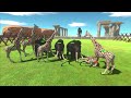 Animal Epic Battle - Prehistoric Mammals VS Modern Mammals | Animal Revolt Battle Simulator