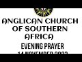 ANGLICAN CHURCH OF SOUTHERN AFRICA – EVENING PRAYER 14/11/2023
