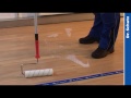 Floor coating and sealing of resilient floors with PU Sealer