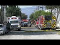 LA County Fire Battles 3 Alarm Commercial Fire