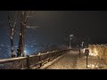 Relaxing Video - Snowy Night Walks in Seoul 눈 내리는 서울 낙산공원 밤 풍경