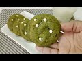 Matcha Soft Cookies Resepi / Soft Cookies Viral / Matcha Soft Chocolate Chip Cookies Recipe