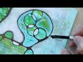 Beginner Friendly Neurographic Lines over Acrylic Paint | Abstract Art