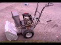 craftsman 5hp-22 inch snow throwerr.avi