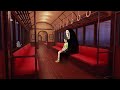 Relaxing Spirited Away Train Ride (Studio Ghibli ASMR Ambience/Anime Rain/Train Sounds)