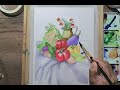 Still Life watercolor painting tutorial! #watercolorpainting #paintingstyles