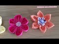 4 modelos de flores de fuxicos em 3 minutos,super fáceis