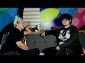 Karen and Blue in conversation about being a transgender teen. Filmed in 2022