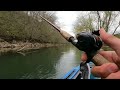 April Fools Day Kayak Fishing River