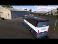 4k ATS American Truck Simulator Driving for Greyhound in Nebraska