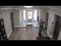 Sandra Birchmore & Stoughton Police officer Matthew Farwell security video