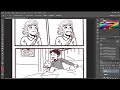 speed drawing comicbook