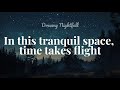 Dreamy Nightfall - Lyrics Video | ALBUM : Midnight Melodies / ARTIST : YOUAREYOUNG