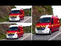 VSAV en INTERVENTION - COMPILATION - AMBULANCES des SAPEURS-POMPIERS