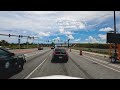 [4K] Drive down US-1Titusville to Cocoa,Cocoa Beach,Merritt Island,Cape Canaveral | Artemis scrubbed