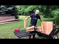 Massive log split on a Ruggedmade 37 ton wood splitter!