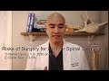 Part 3 - Surgical Treatments for Lumbar Spinal Stenosis