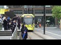 Manchester Metrolink Trams 2021-Piccadilly Station, Market Street & Piccadilly Gardens