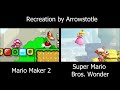 I made Mario Bros Wonder in Mario Maker 2