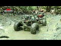 Mudding! Mud SPA! 10 trucks mud terrain Trail finder 2 Axial wraith scx10 Jeep RC offroad adventures