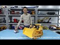 Unbox 1/14 RC Bulldozer DXR2 Metal Hydraulic Model Assembled, Sound and light, net weight 26.5 kg.