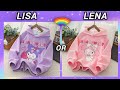 LISA OR LENA 💖 #lisa #lena #lisaorlena #cutething#viral #Trending#lisaandlena @Unicornsparkle-23