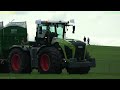 Big Agriculture Tractors / Claas Xerion vs Case IH Quadtrac vs 30 ton trailer