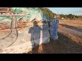 Abandoned mural near the railroad tracks.