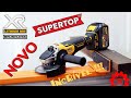 AGORA A DeWALT FOI LONGE DEMAIS - ESMERILHADEIRA A BATERIA 20V BRUSHLESS DCG413 LIXADEIRA