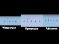 Walt Disney Pictures Pixar Animation Studios (2006) Widescreen, Fullscreen and Openmatte Comparison