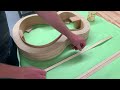 How to Build an Acoustic Guitar - Side Kerfing and Sanding