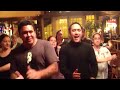 Watch this!! In a pub in Sherbourne Maori wedding guests do a impromptu Haka