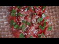 Chinese salad of charred Chinese pepper / Cooking video without word wall / Retro film style