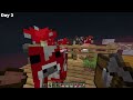 I Survived 100 Days in ONE BLOCK Skyblock in Minecraft Hardcore!