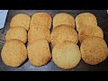 Coconut Cookies | Just 4 Ingredients Biscuits