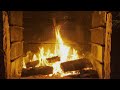 Relaxing sounds of burning wood in the fireplace - 4K