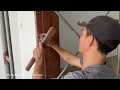 Design And Construction Of Extremely Large And Dangerous Main Doors - Amazing Woodworking Skills