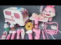 15 Minutes Satisfying with Unboxing Cute Pink Ambulance Toy, Doctor Set Toy Collection ASMR