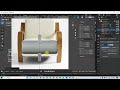 Learn Armchair Accent Chair 3d Modeling Blender