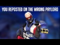 You Reposted on the wrong Payload