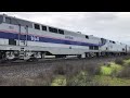 Amtrak & Union Pacific trains Roseville, CA 2/16/24 (Redo)