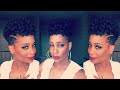 Perm Rod Set on Tapered Natural Hair in UNDER AN HOUR  #1 | MissKenK