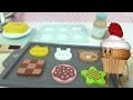 Toy Kitchen Cooking and Baking Cookies | Pretend Play with Food Videos for Kids