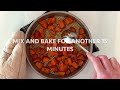 Crispy Roasted Cinnamon Sweet Potatoes Recipe | With NO ADDED SUGAR