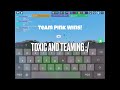 Destroying toxic teamers in a solo’s match (Roblox Bedwars)