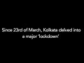 Kolkata Lockdown COVID-19 2020